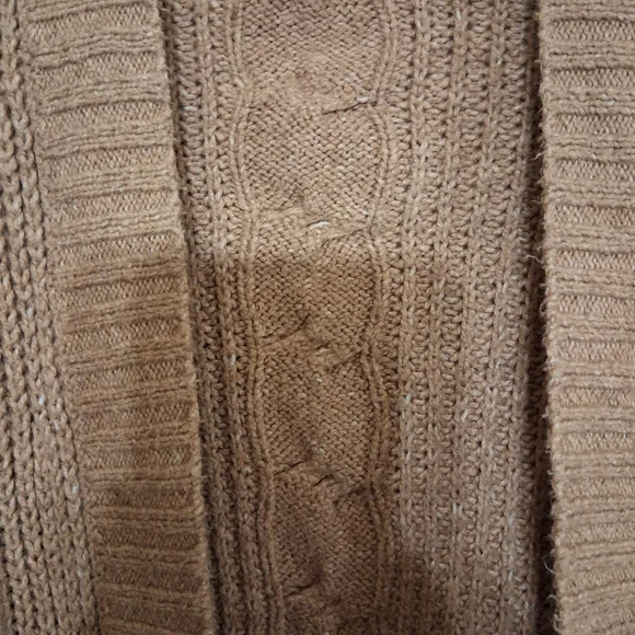 American Eagle Outfitters Brown Cable Knit Cardigan - Picture 3 of 10